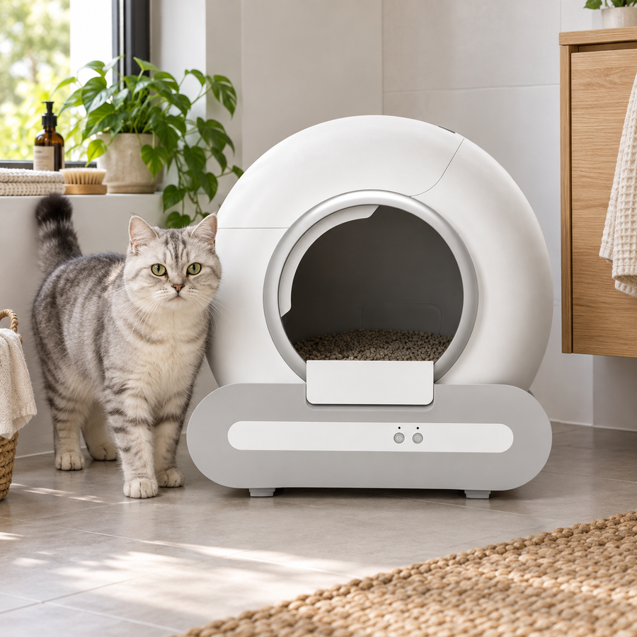 CleanPod 360 — Zelfreinigende Kattenbak met App